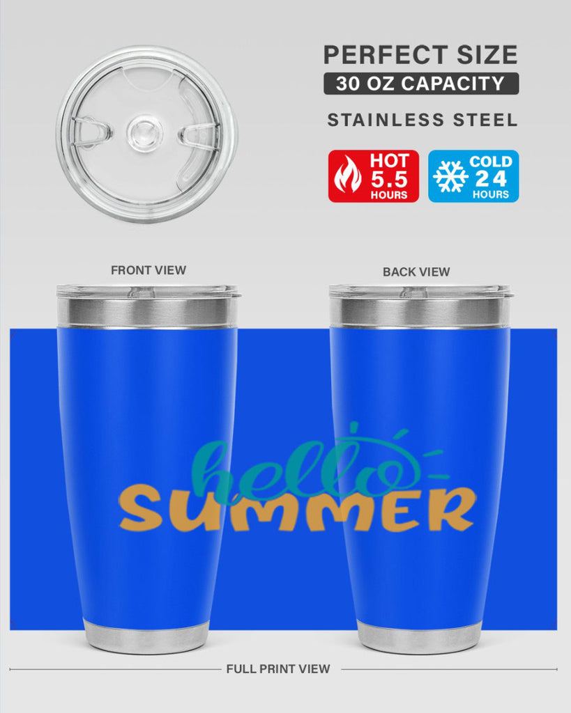 hello summer Style 97#- summer- Tumbler