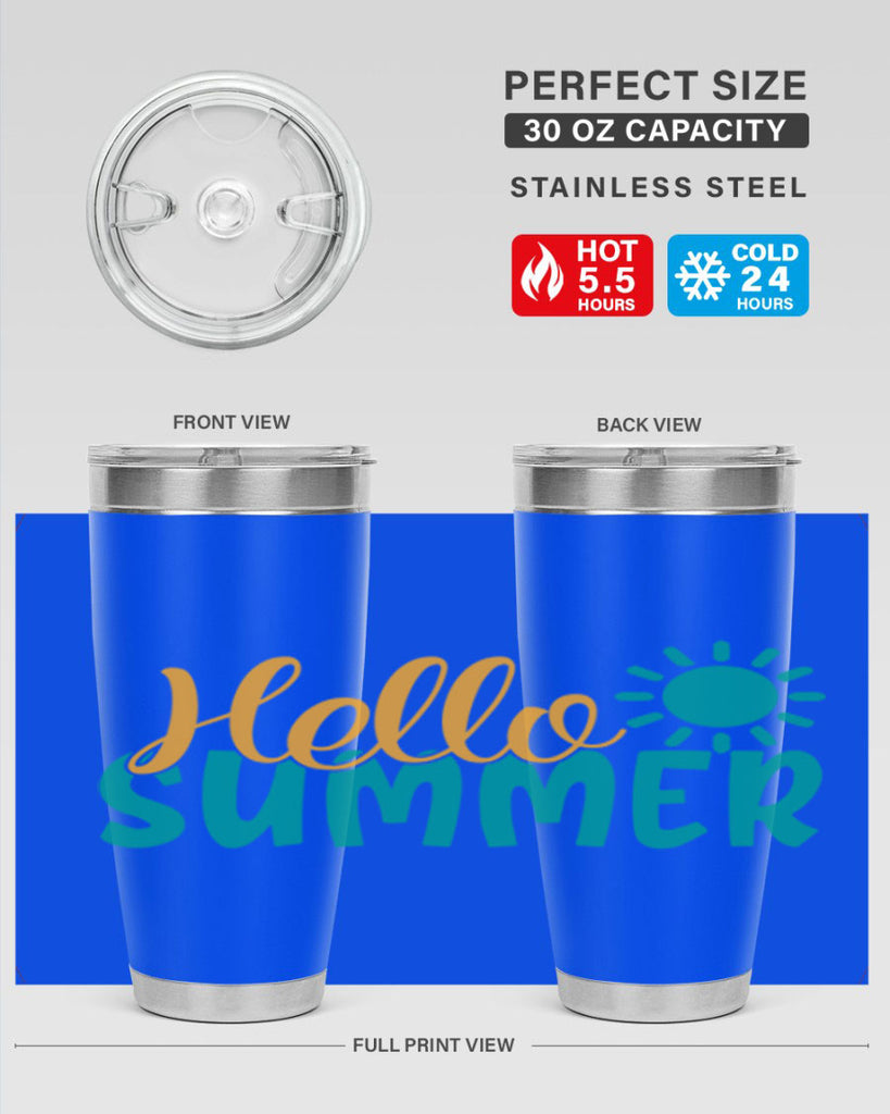 hello summer Style 98#- summer- Tumbler