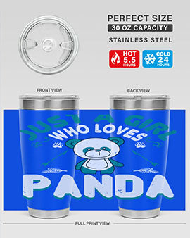 just a girl who loves panda 21#- Bears- Tumbler