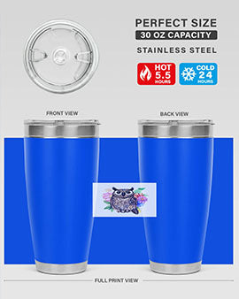 owl 3#- owl- Tumblers