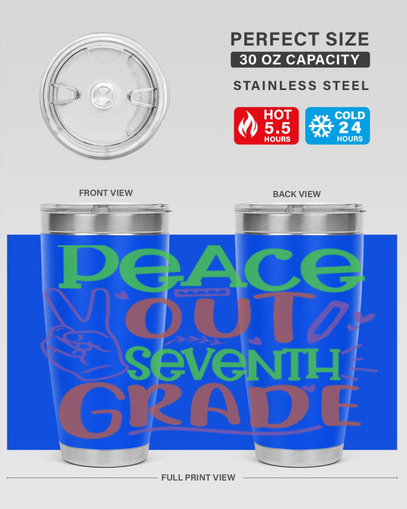 peace out 7th grade 2#- 7th grade- Tumbler