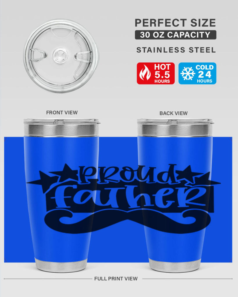 proud father 21#- fathers day- Tumbler