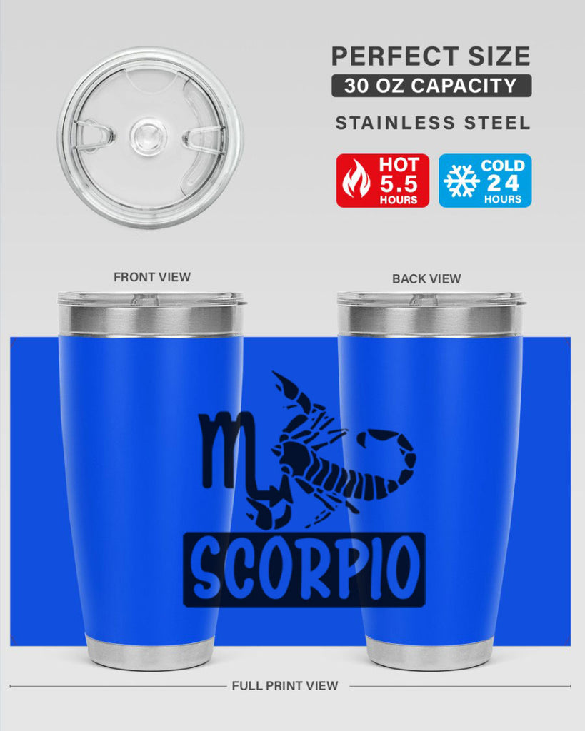 scorpio 440#- zodiac- Tumbler