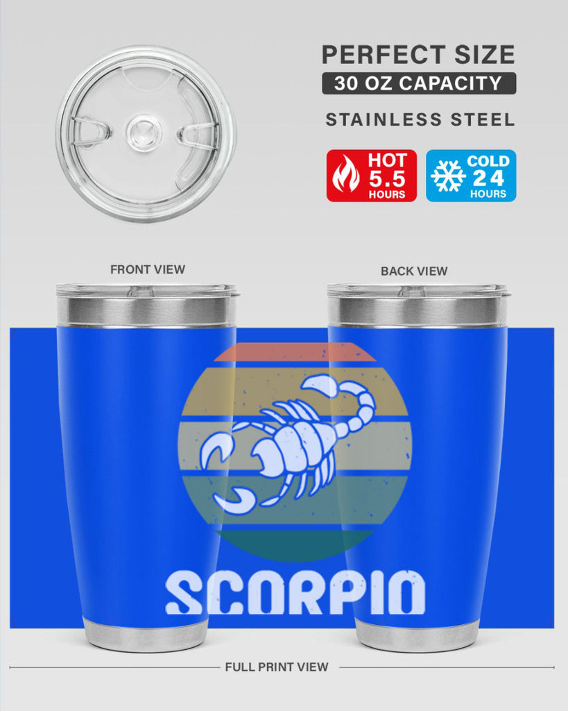 scorpio 451#- zodiac- Tumbler