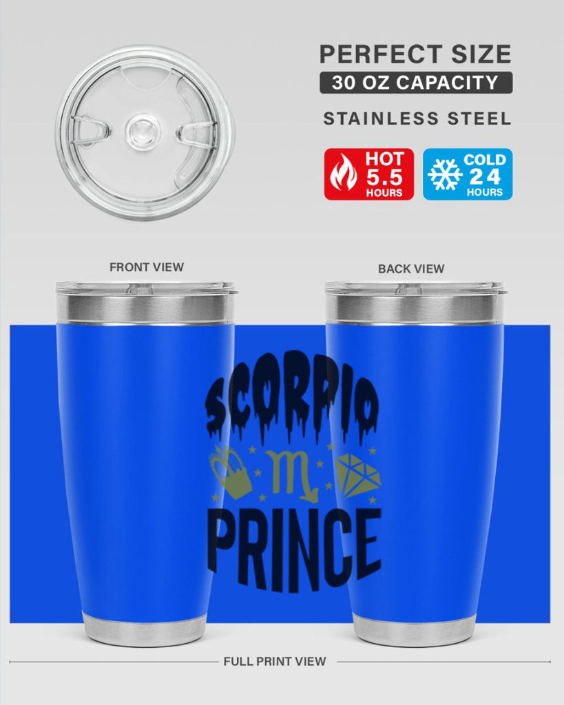 scorpio prince 445#- zodiac- Tumbler