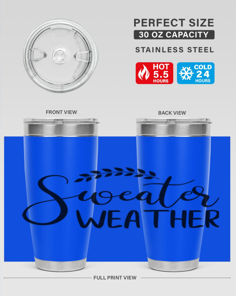 sweater weather 582#- fall- Tumbler