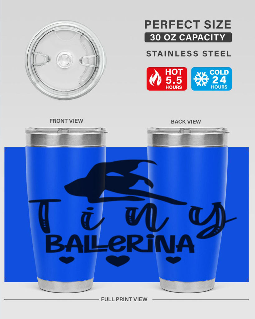 tiny ballerina 88#- ballet- Tumbler