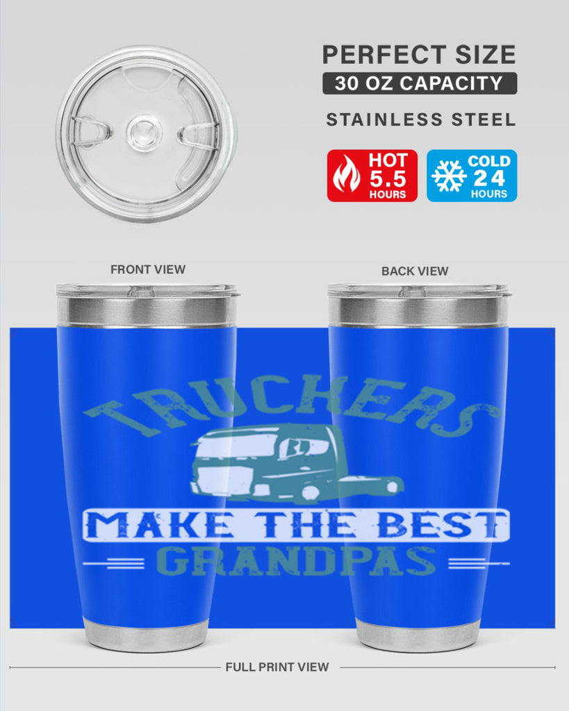 truckers make the best grandpas Style 12#- truck driver- tumbler