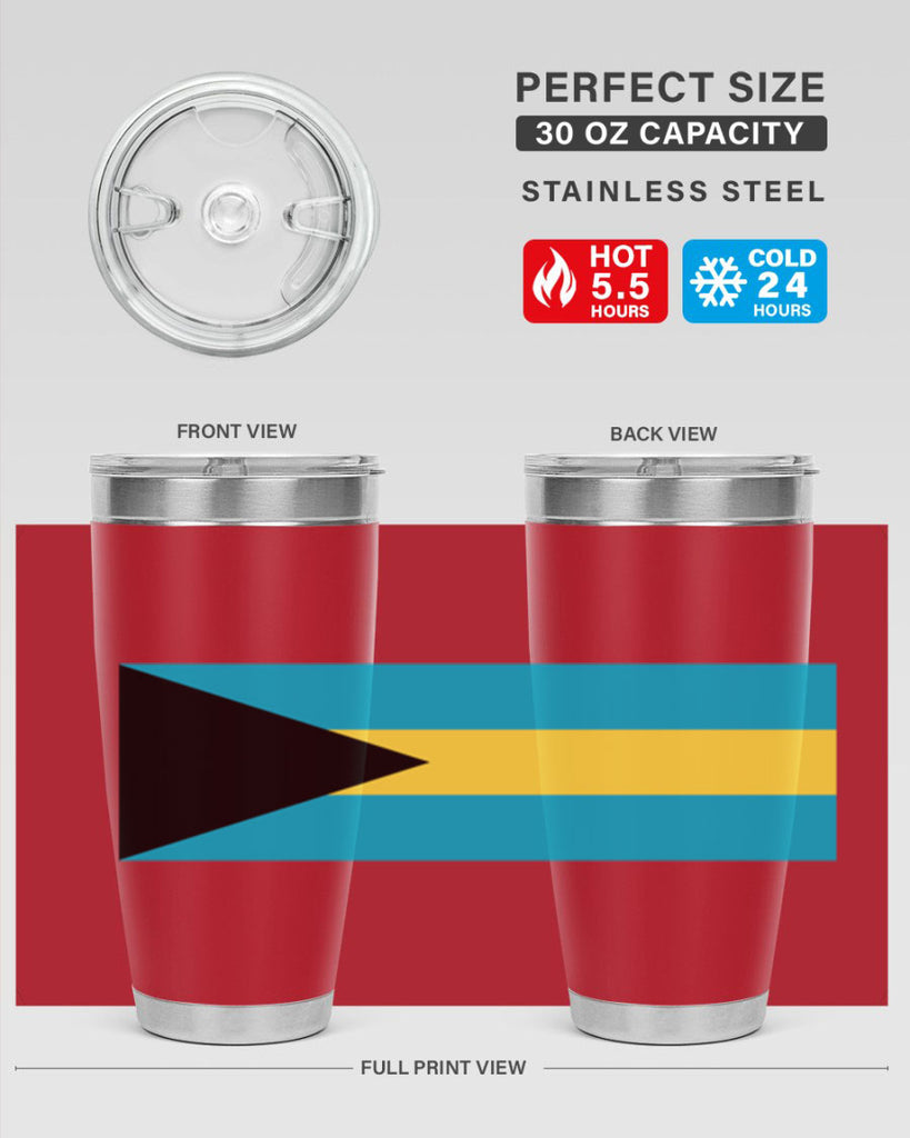 Bahamas 186#- world flags- Tumbler