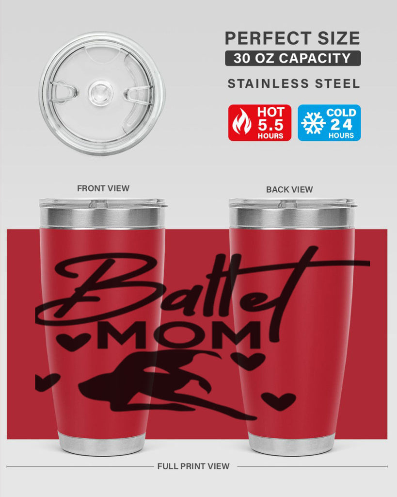 Ballet Mom 10#- ballet- Tumbler