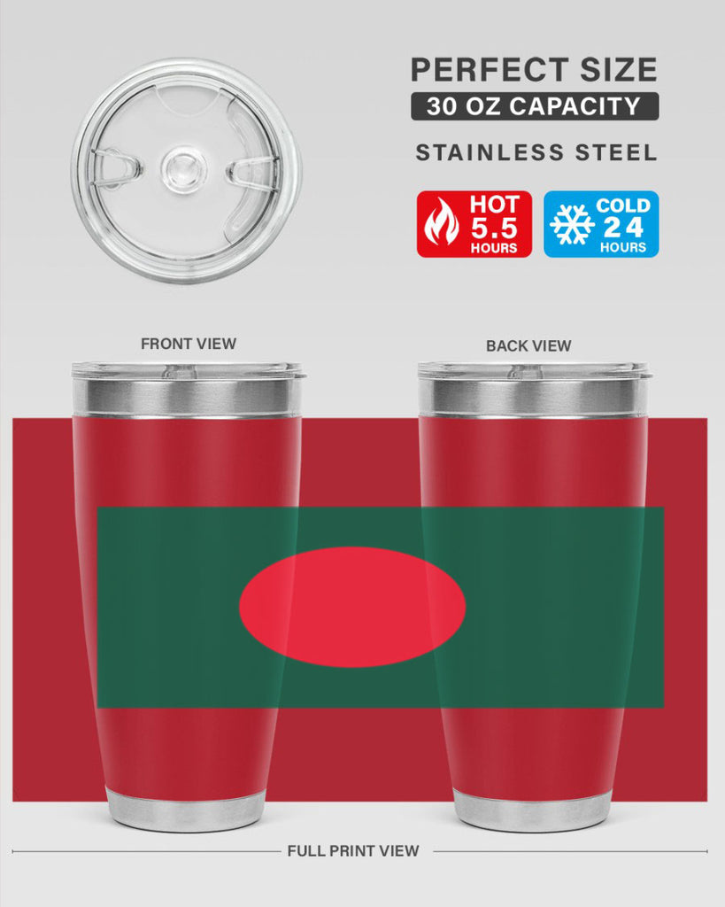 Bangladesh 184#- world flags- Tumbler