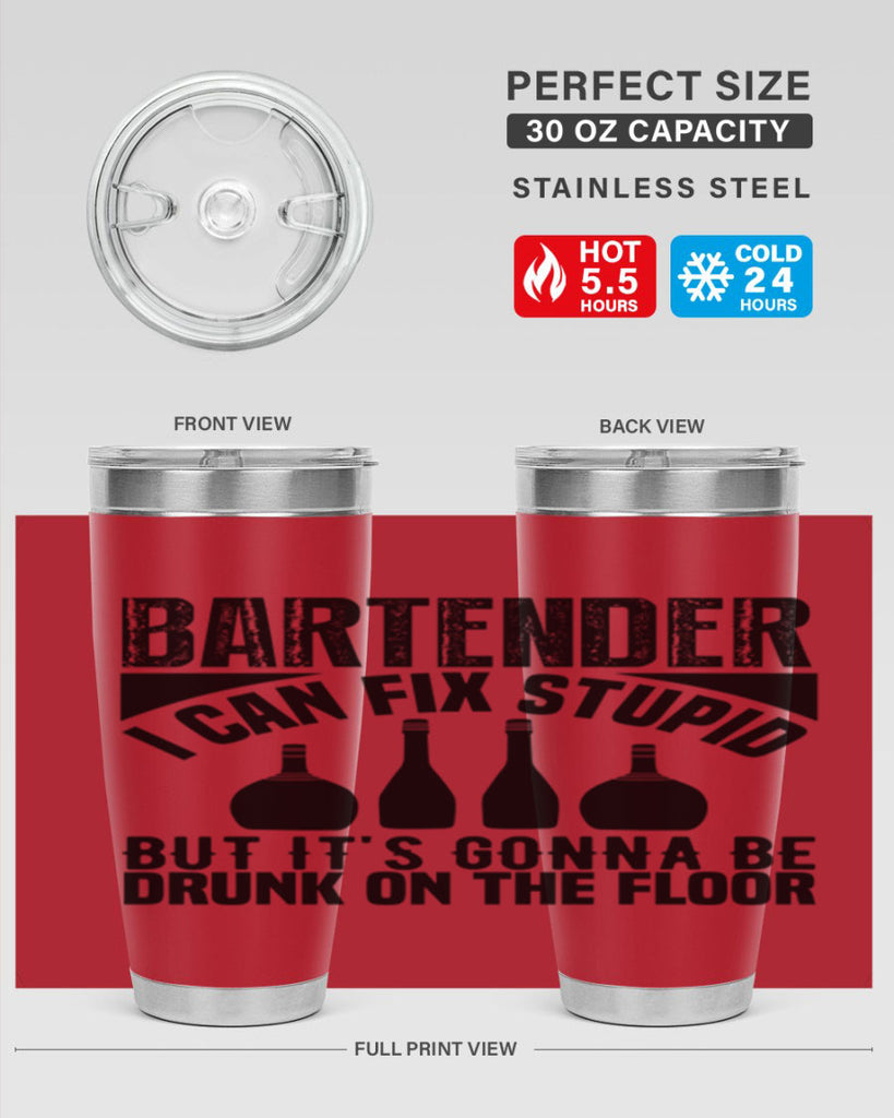 Bartender I can fix Style 9#- bartender- tumbler