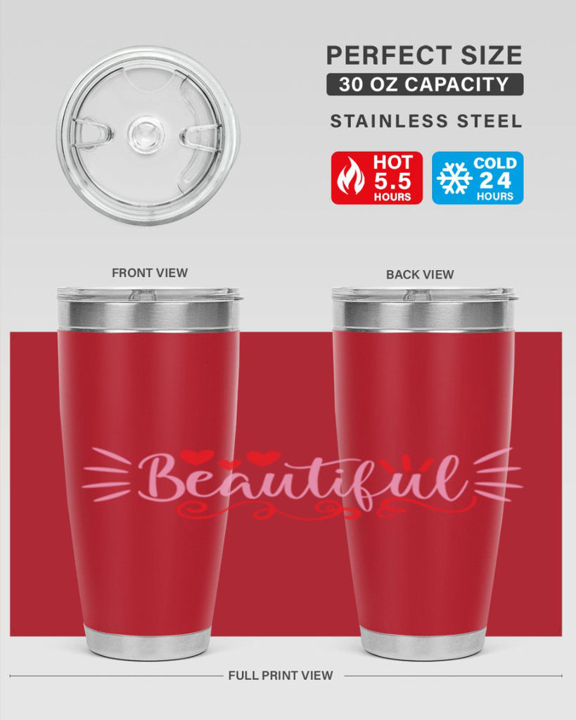 Beautiful Style 163#- make up- Tumbler
