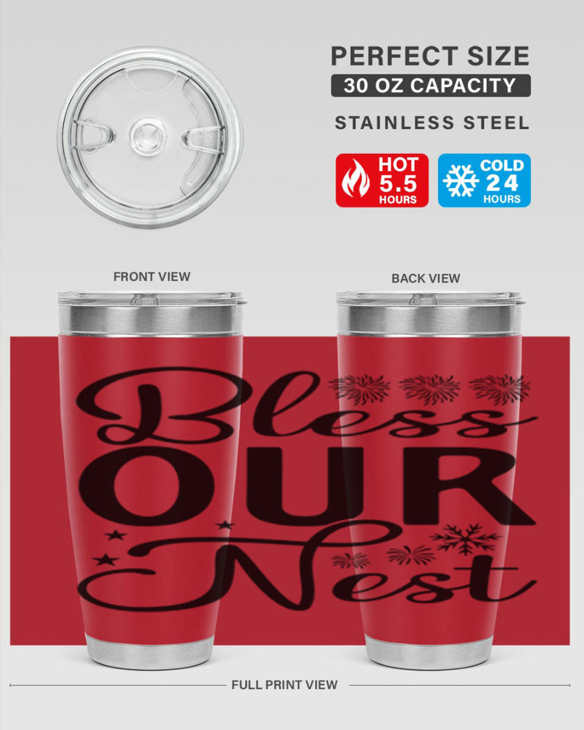 Bless Our Nest 51#- spring- Tumbler