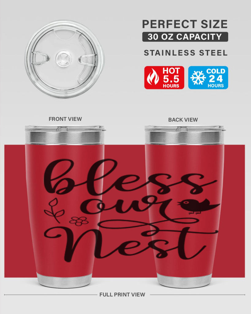 Bless our nest  68#- spring- Tumbler