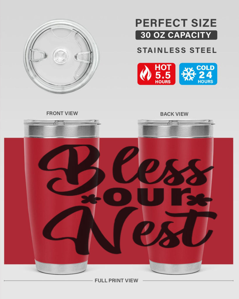 Bless our nest  design 70#- spring- Tumbler