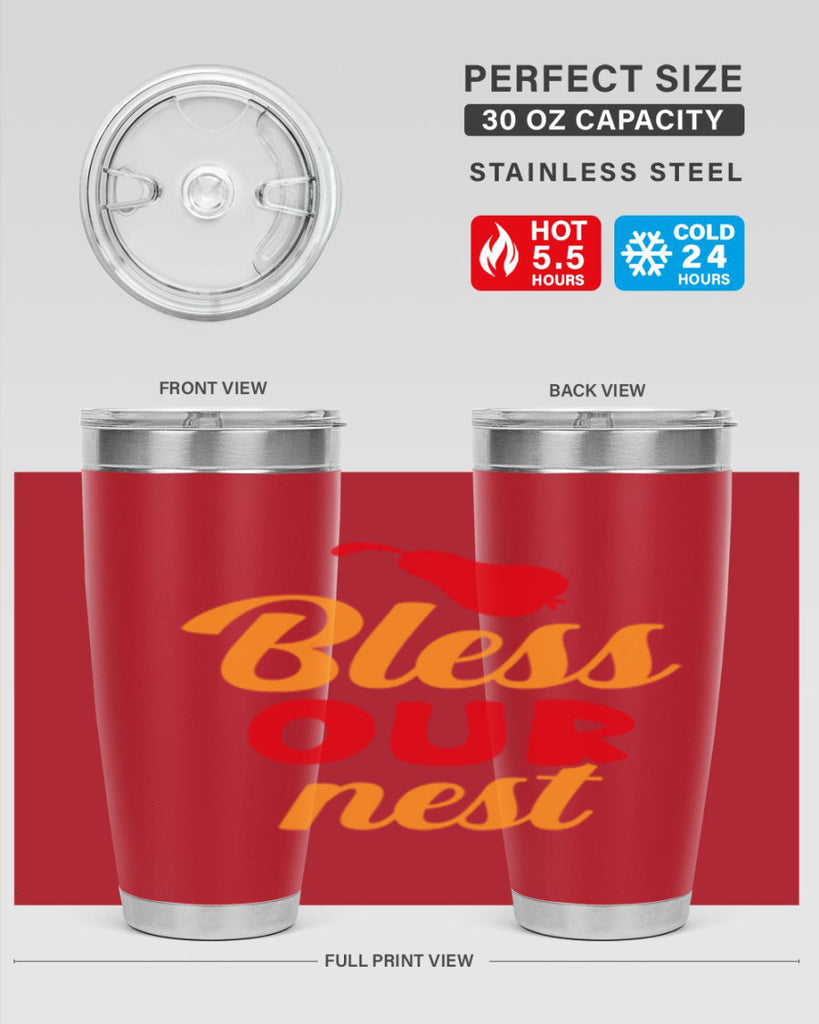 Bless our nest 53#- spring- Tumbler