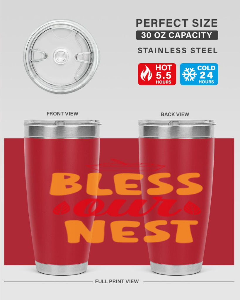Bless our nest 54#- spring- Tumbler