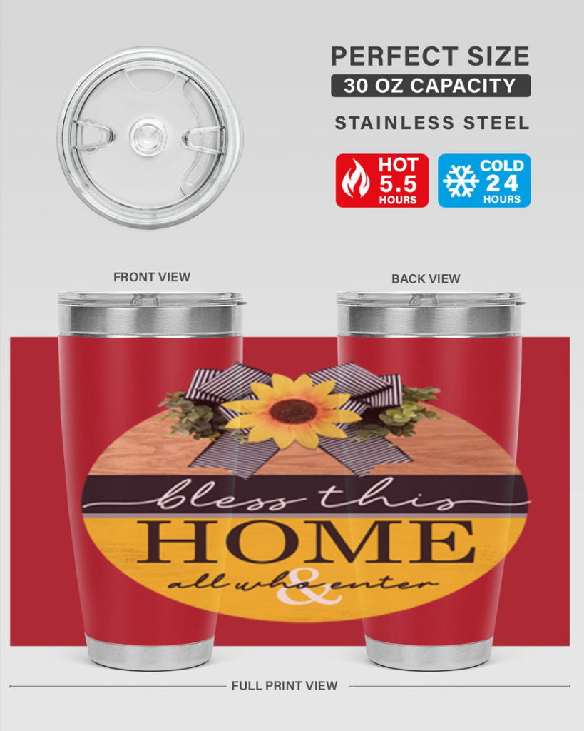 Bless this Home and all Mockup56#- spring- Tumbler