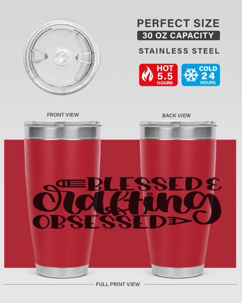 Blessed Crafting Obsessed 47#- crafting- Tumbler
