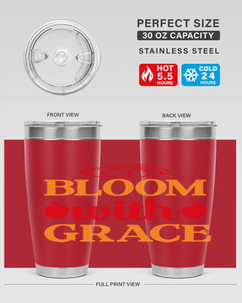 Bloom with grace 82#- spring- Tumbler