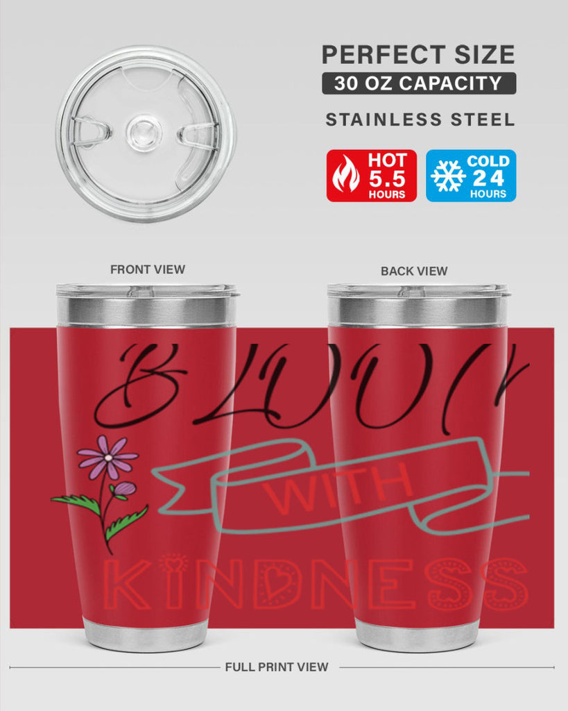 Bloom with kindness  91#- spring- Tumbler