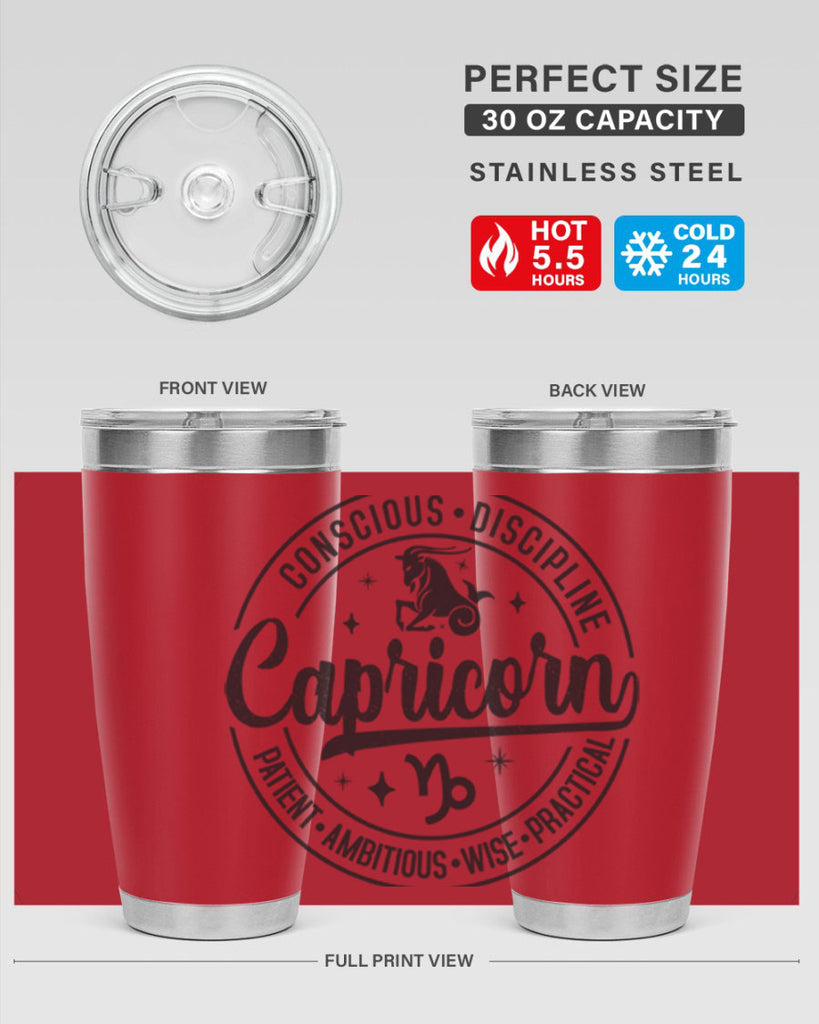 Capricorn 190#- zodiac- Tumbler