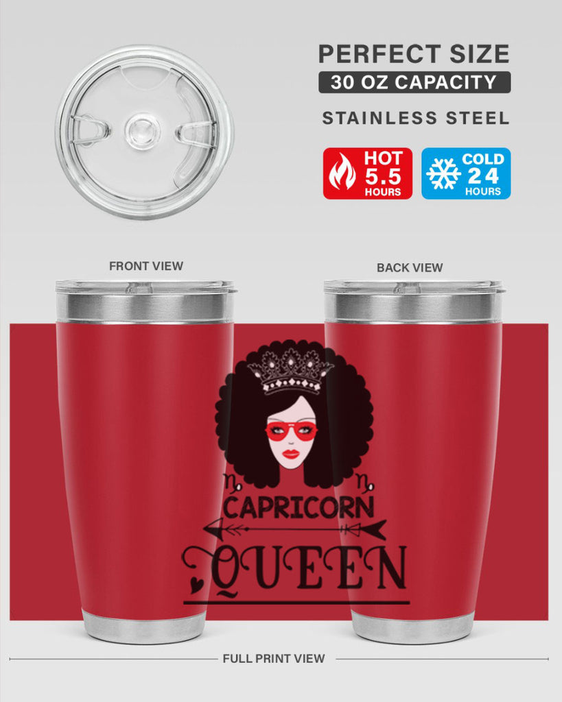 Capricorn queen 197#- zodiac- Tumbler