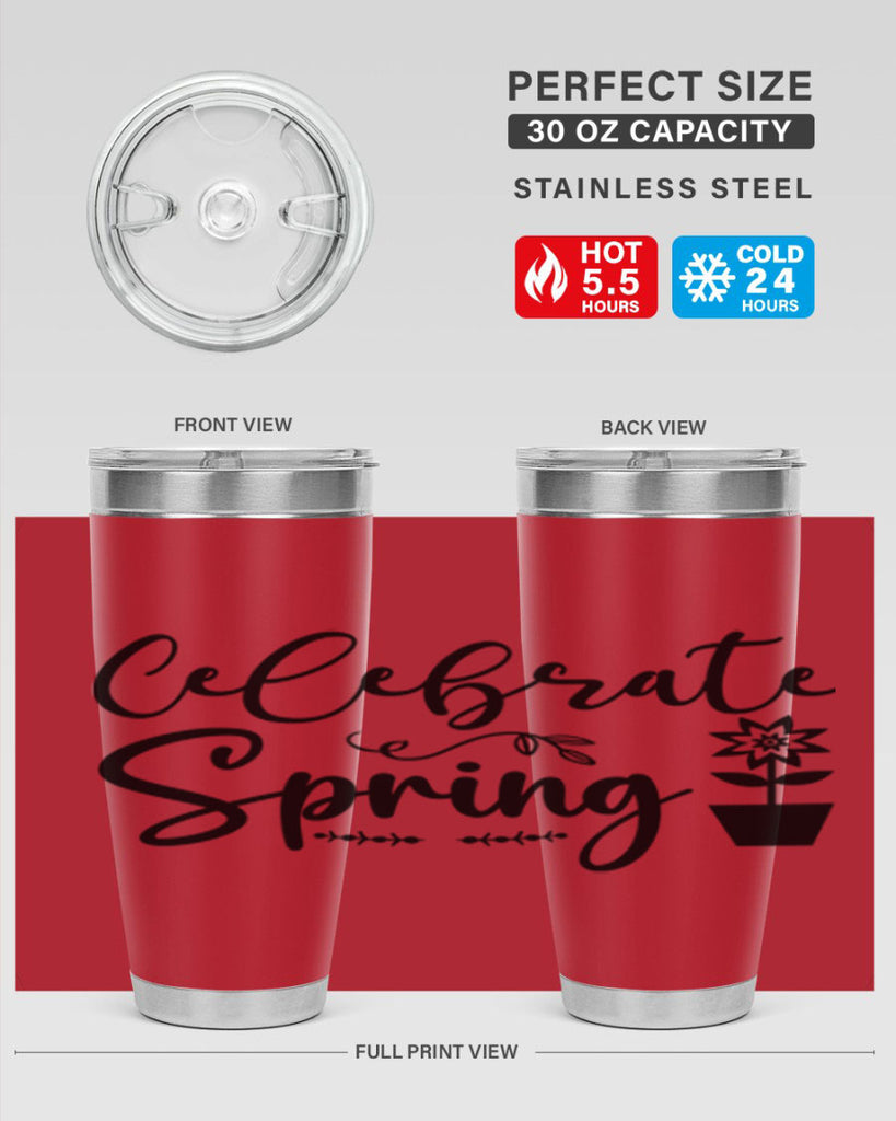 Celebrate Spring 101#- spring- Tumbler