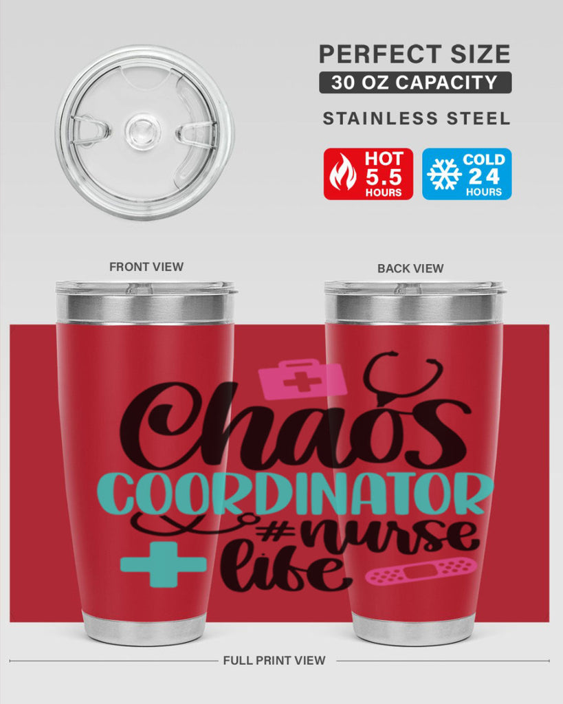 Chaos Coordinator Nurse Life Style Style 214#- nurse- tumbler