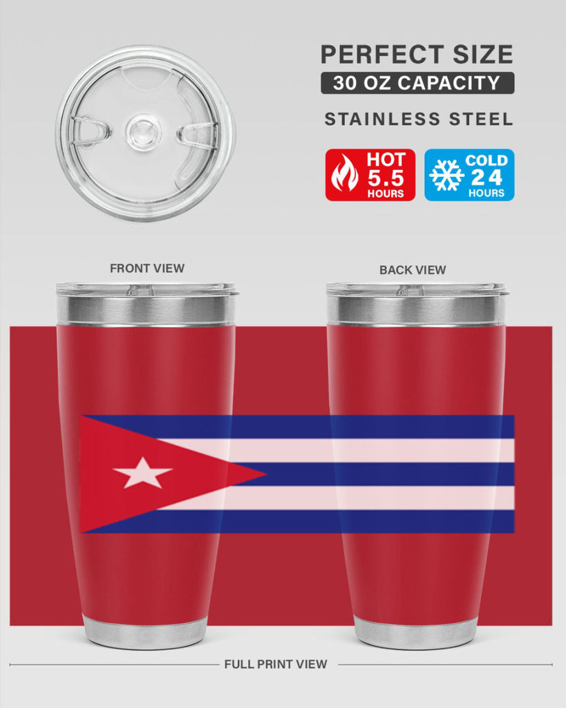 Cuba 154#- world flags- Tumbler