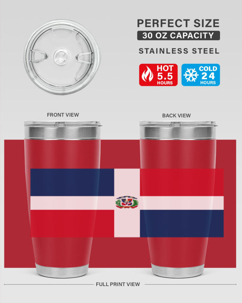 Dominican Republic 148#- world flags- Tumbler