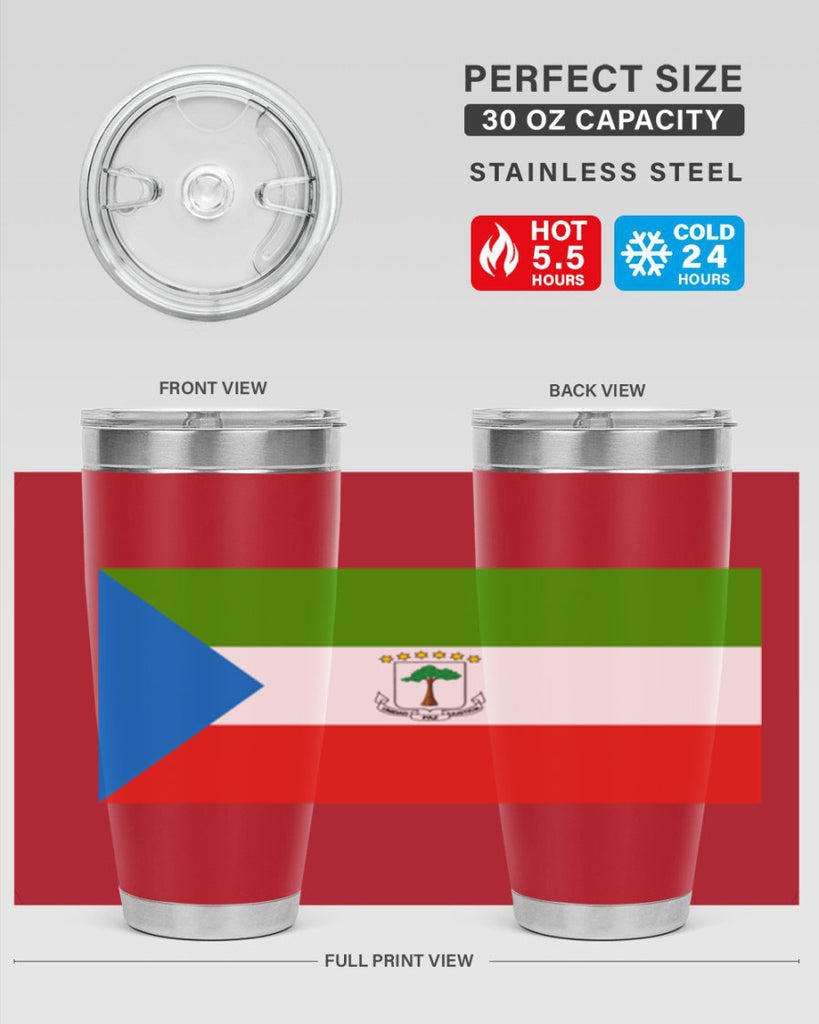 Equatorial Guinea 144#- world flags- Tumbler