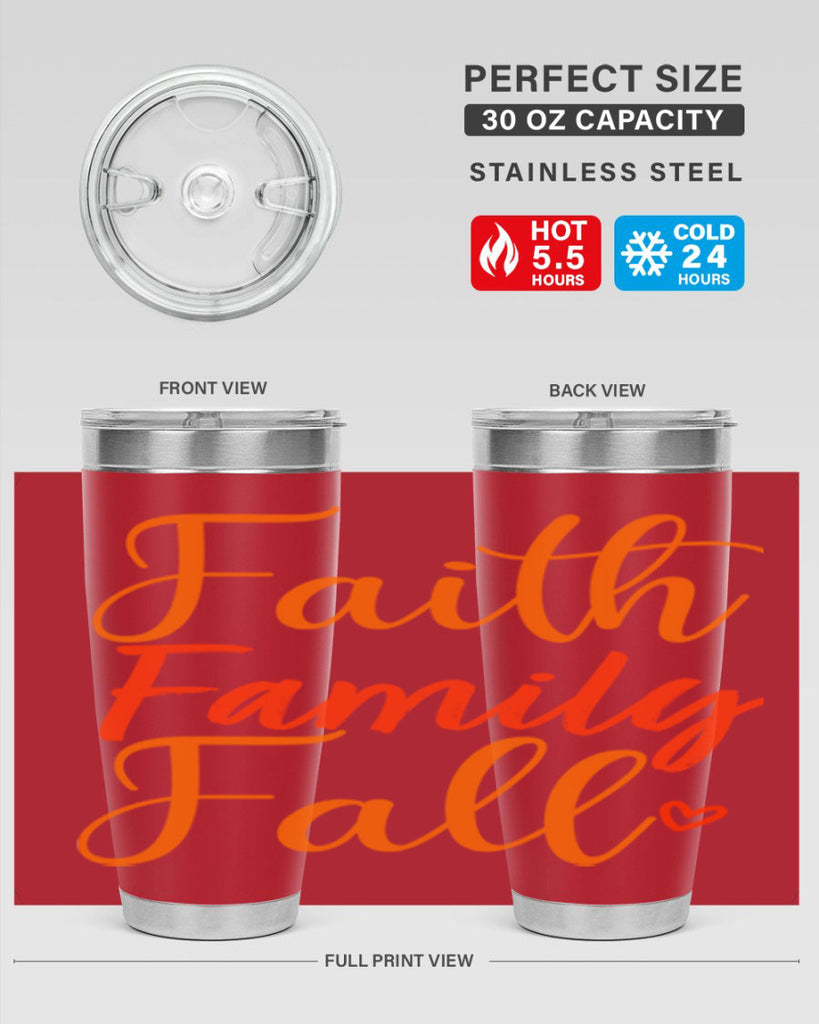 Faith Family Fall Design 81#- fall- Tumbler