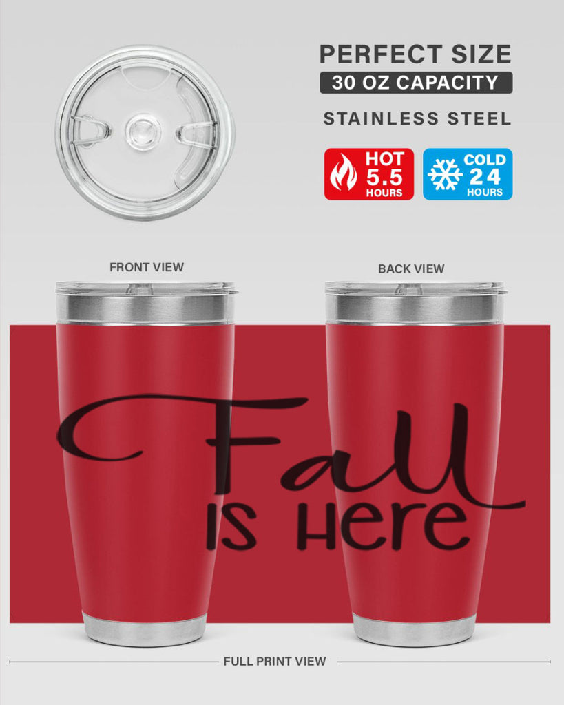 Fall Is Here 109#- fall- Tumbler