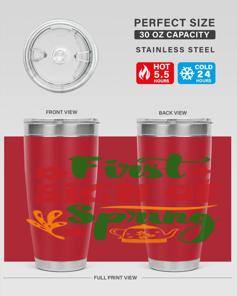 First Sign of Spring 139#- spring- Tumbler