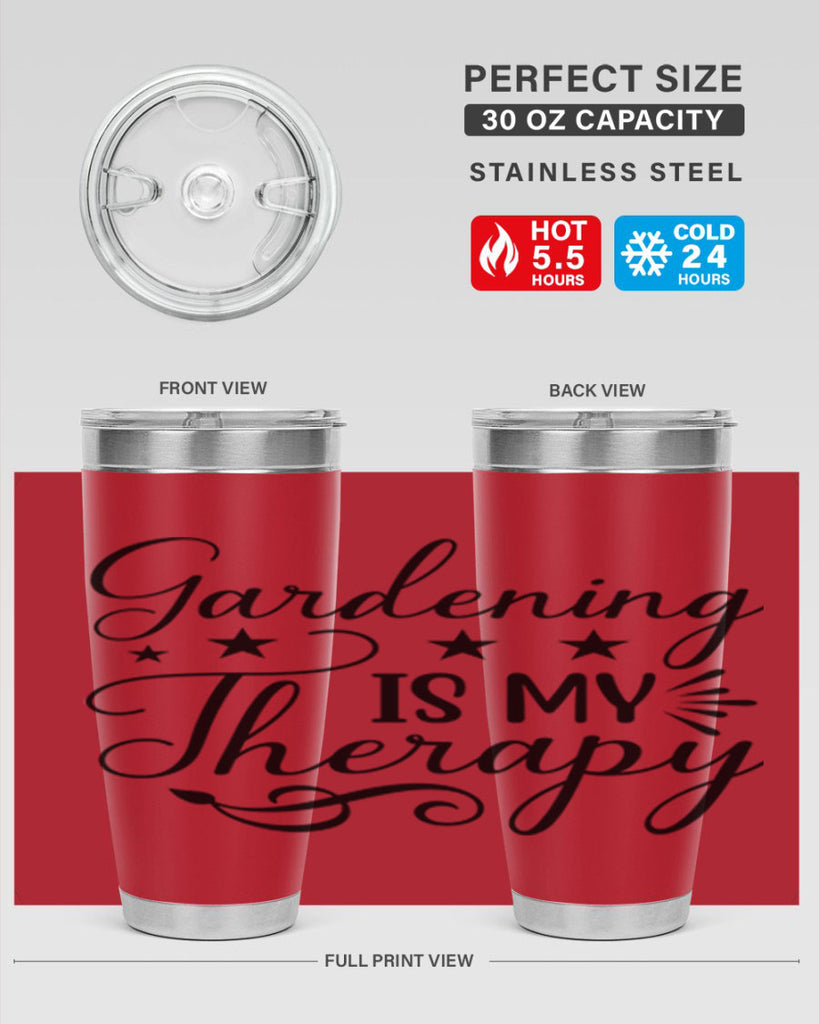 Gardening is My Therapy 145#- spring- Tumbler