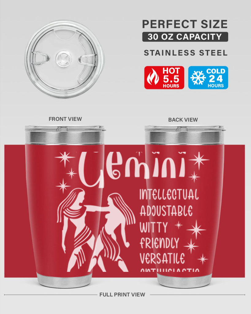 Gemini 221#- zodiac- Tumbler