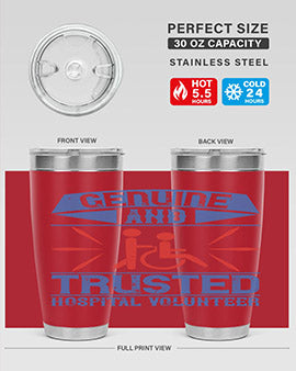 Genuine and Trusted Hospital Volunteer Style 2#- volunteer- Tumbler