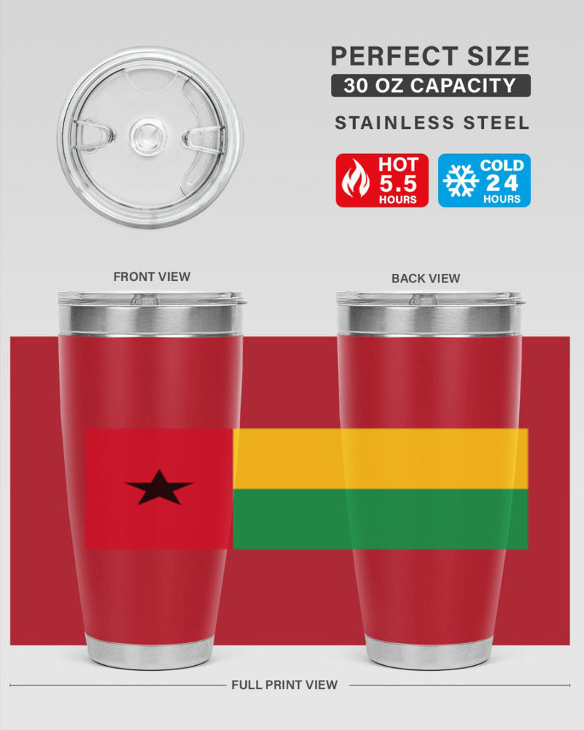 GuineaBissau 128#- world flags- Tumbler