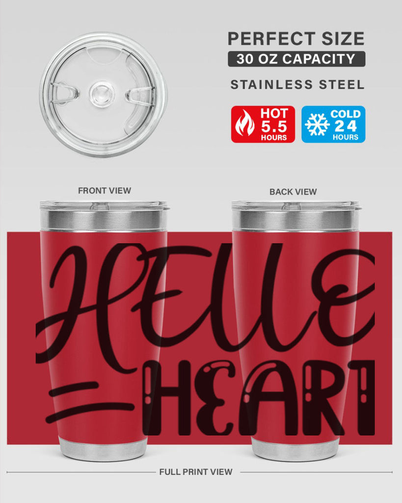 HELLO HEART  220#- spring- Tumbler