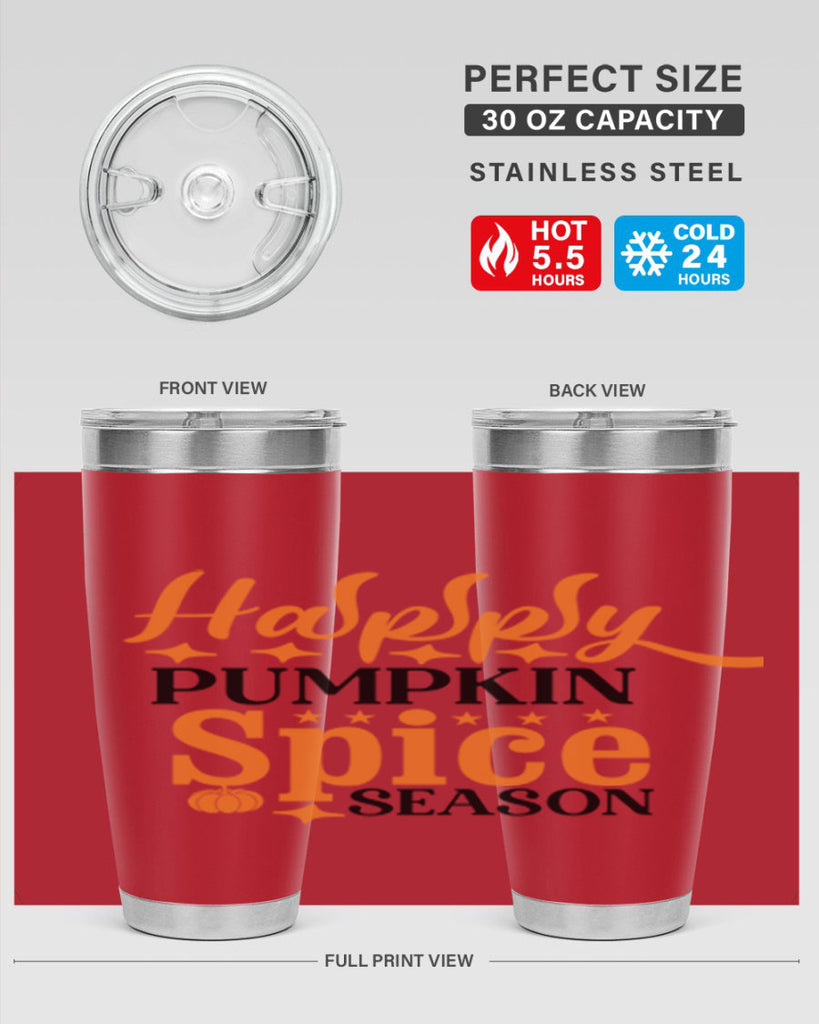 Happy Pumpkin Spice Season 245#- fall- Tumbler
