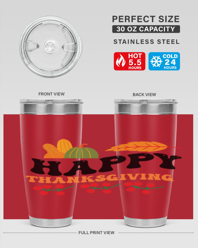 Happy Thanksgiving 251#- fall- Tumbler