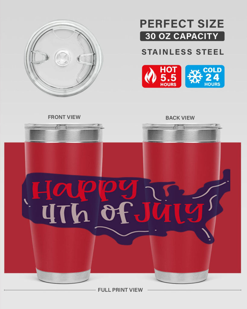 Happy th Of July Style 153#- Fourt Of July- Tumbler
