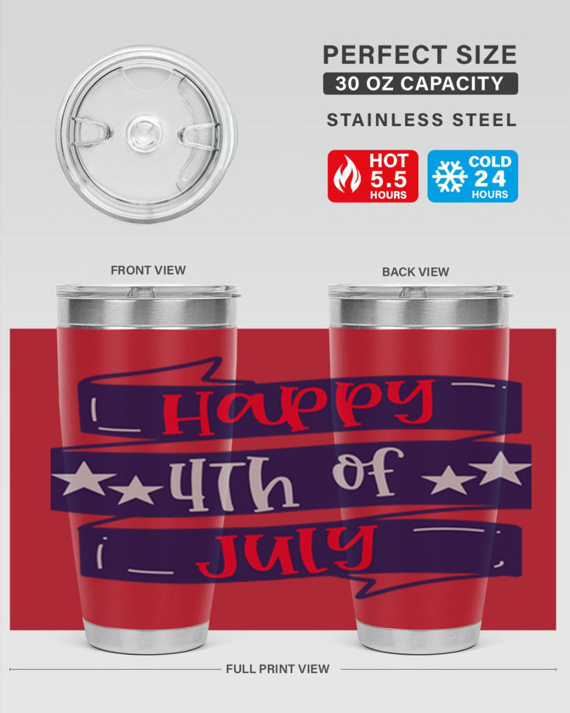 Happy th Of July Style 154#- Fourt Of July- Tumbler