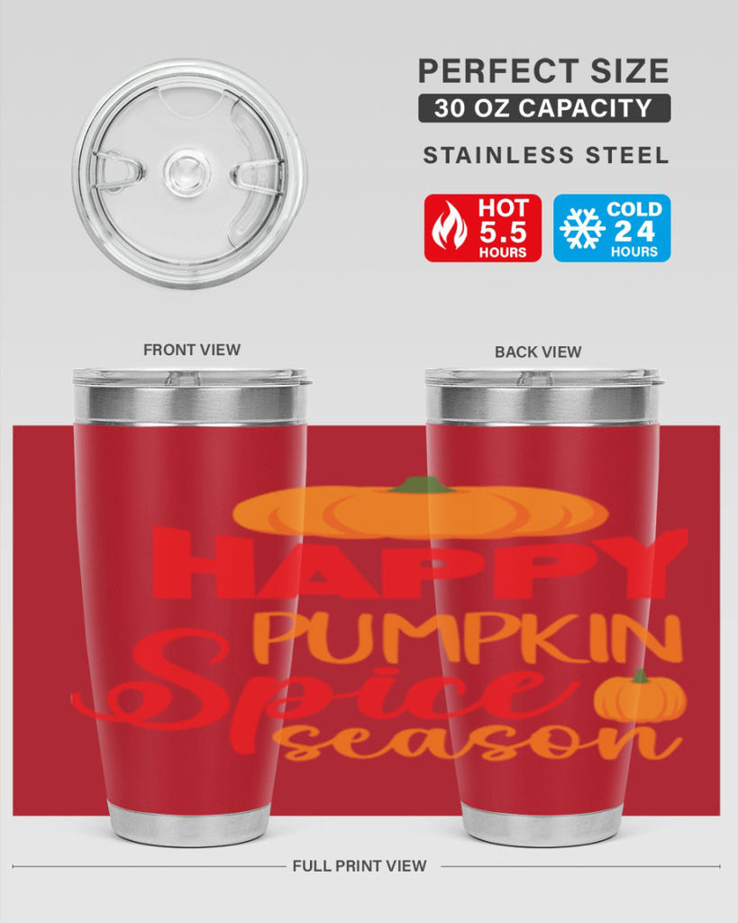 HappyPumpkinSpiceSeason 259#- fall- Tumbler