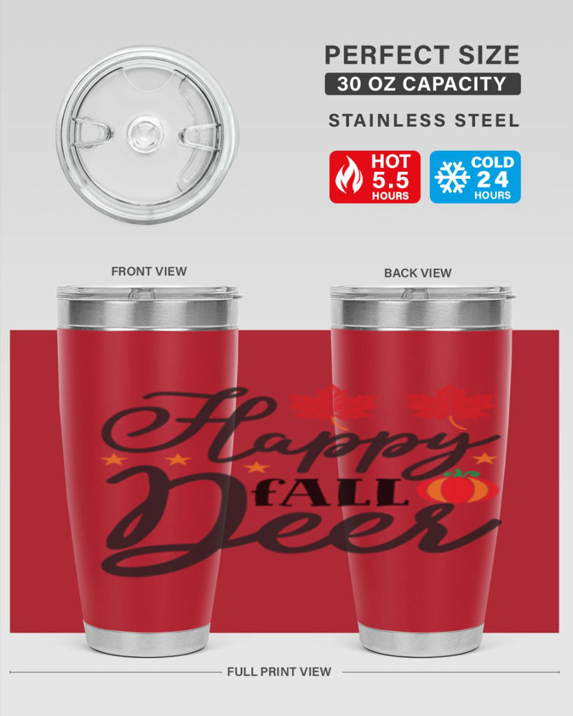 Happyfalldeer 254#- fall- Tumbler