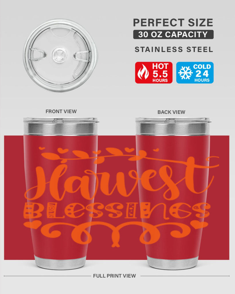 Harvest Blessings 266#- fall- Tumbler