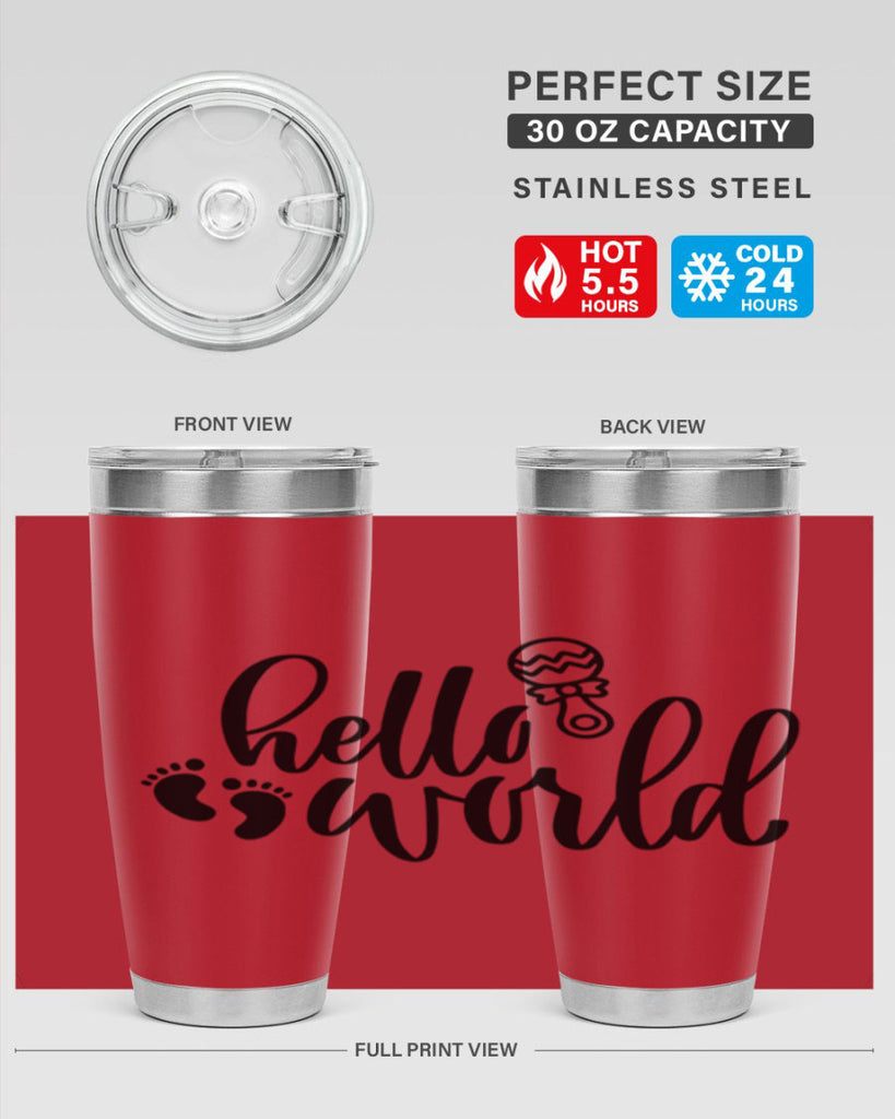 Hello World Style 90#- baby- tumbler