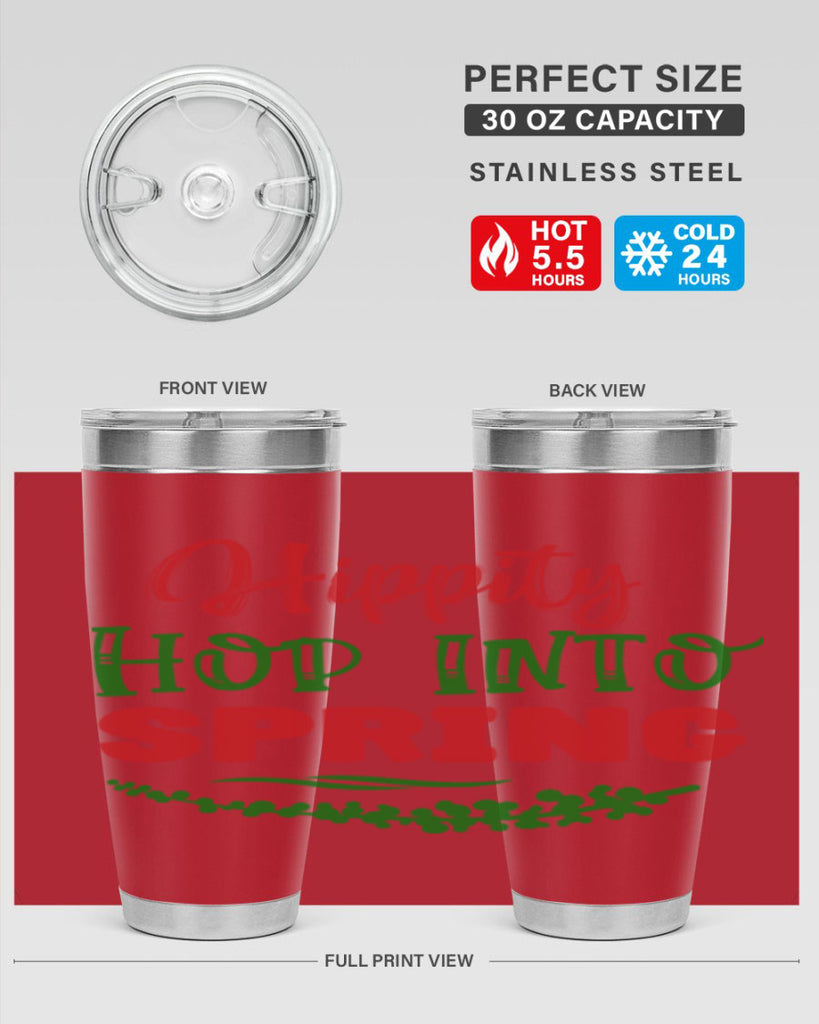 Hippity Hop into Spring 239#- spring- Tumbler